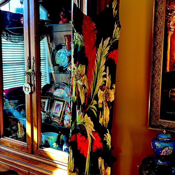 ❤️StunningAlberto Makali100% SilkBeaded&Sequined.GorgeousFloralLeaf patternEUC10 - Picture 10 of 10